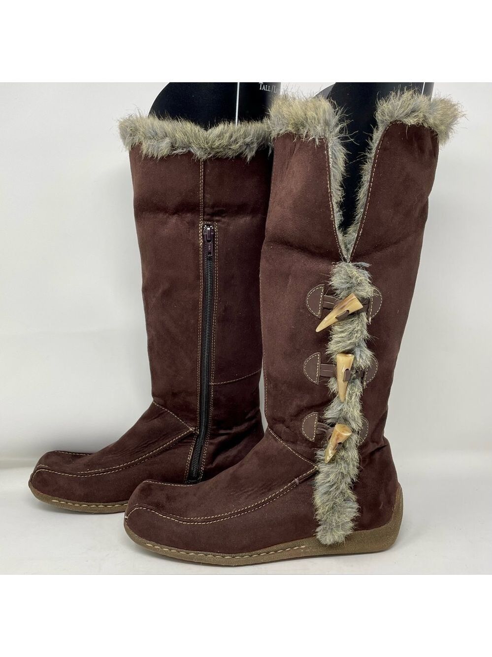 Dr. Scholl's Brown Faux Fur Winter Boots